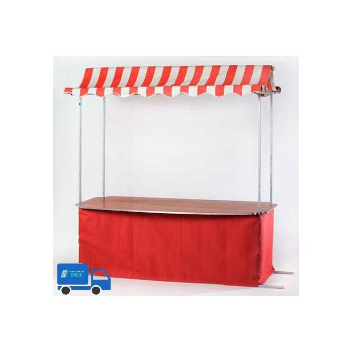 Kraam inklapb. Rood/Wit+Rok