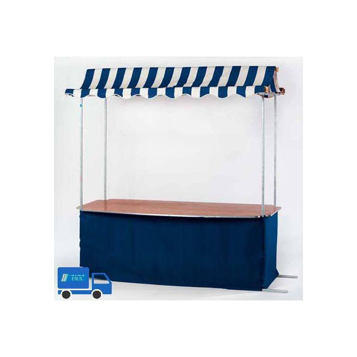 Kraam Inklapb.Blauw/Wit+Rok