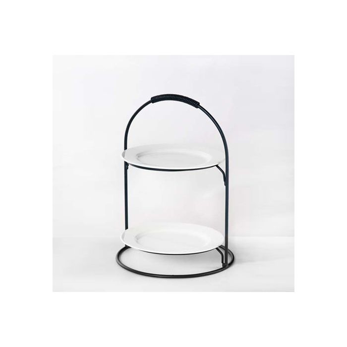 Etagiere 2-laags draai draad