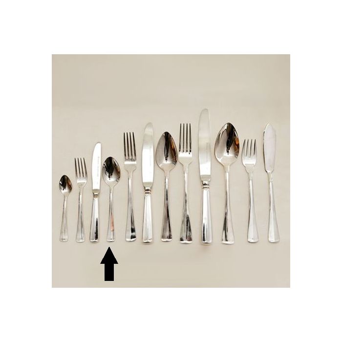 Cocktaillepel (zilver) 10st.