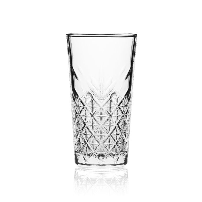 Longdrinkglas met motief 34,5cl stapelbaar per 24 stuks