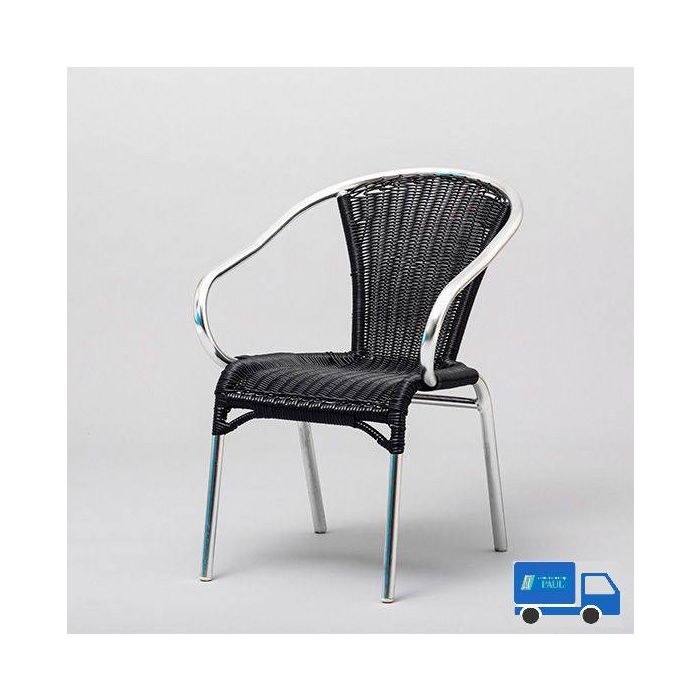 Terrasstoel zwart