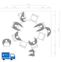 Tafels van 165 cm rond