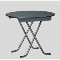 Terrastafel Rond inklapbaar Donkergrijs