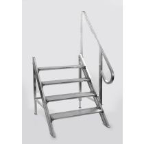 Podiumtrap 80 - 100 cm Aluminium