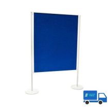 Scheidingswand (prik bord) met 2 Statiefpalen