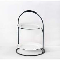 Etagiere 2-laags draai draad