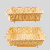 Etagere met twee broodmanden 1/2 GN