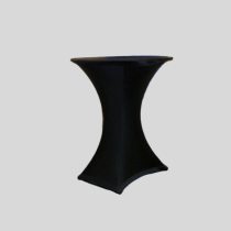 Statafel + Zwarte stretchhoes + dekje