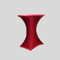 Statafel + Rode stretchhoes + dekje