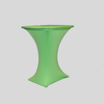 Statafel Vierkant Met Appelgroen Stretchhoes