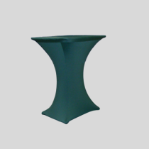 Statafel Vierkant met Grijze Stretchhoes