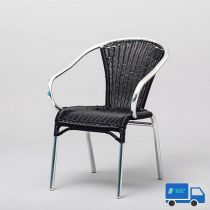 Terrasstoel zwart