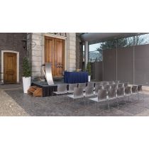 Stoel vierkant grijs 