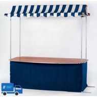 Kraam Inklapb.Blauw/Wit+Rok