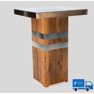 Statafel RVS Donkerbruin