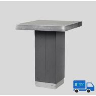 Statafel vierkant Zink