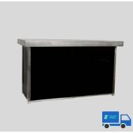 Buffet RVS Zwart 170 x 80 cm