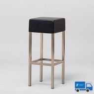 Barkruk CUBE zwart vierkant