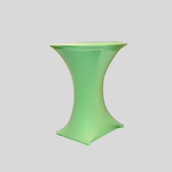 Statafel + Appelgroen Stretchhoes + Dekje